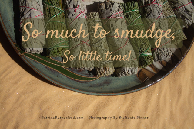 Smudging is an important step in setting your space to hold uplifting and happy vibrations. The environment where you spend your time has a profound affect on your inner life, your emotions. 